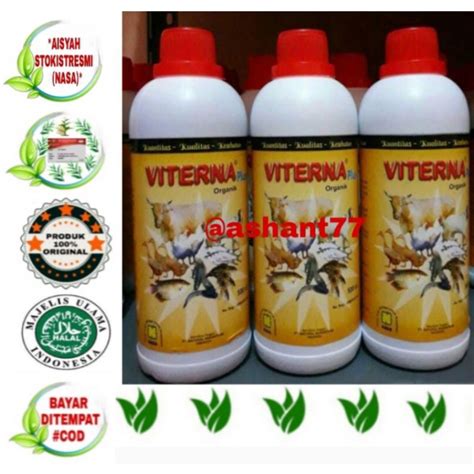 Jual Viterna Plus Organik Cc Vitamin Ternak Dan Ikan Vitamin Hewan