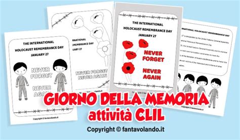 Giorno Della Memoria Gennaio Attivit Clil Fantavolando