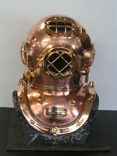 Mark V Helium Diving Helmet U S Navy Diving Helmets Deep Sea