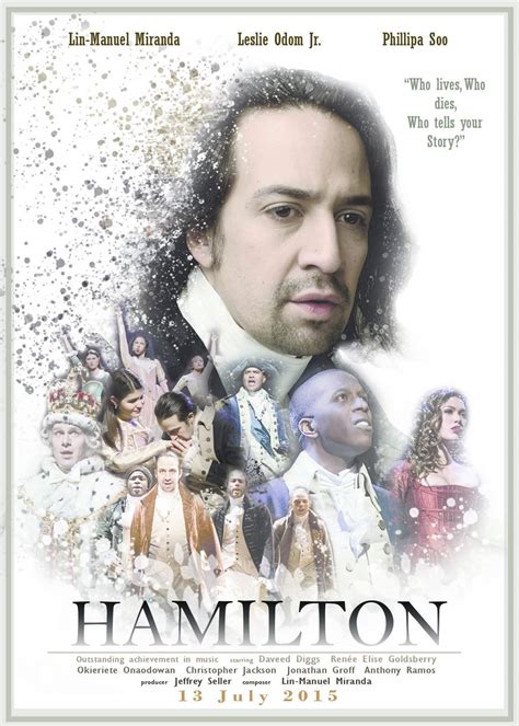 Hamilton Movie Poster Hamilton Amino