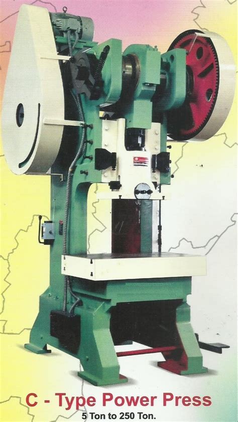 Manual Steel Mechanical C Type Power Press Machine Capacity 5 To 250