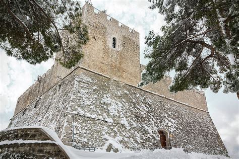 Castle of Campobasso with snow Photograph by ENZO Art in photography ...