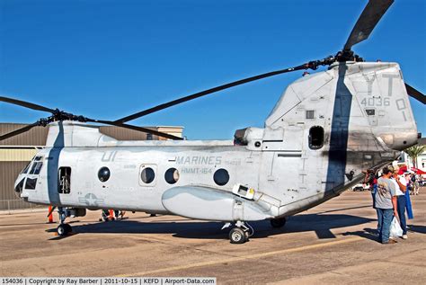 Aircraft 154036 Boeing Vertol Ch 46e Sea Knight Cn 2387 Photo By Ray