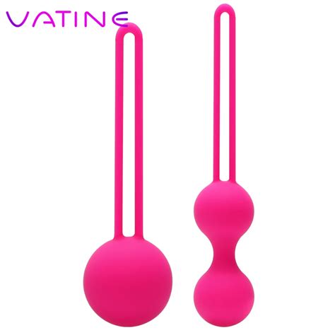 Vatine Pcs Set Smart Vagina Trainer Exercise Love Ben Wa Ball Silicone