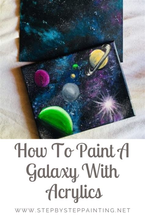 Planets Painting Acrylic Painting Tutorial Step By Step