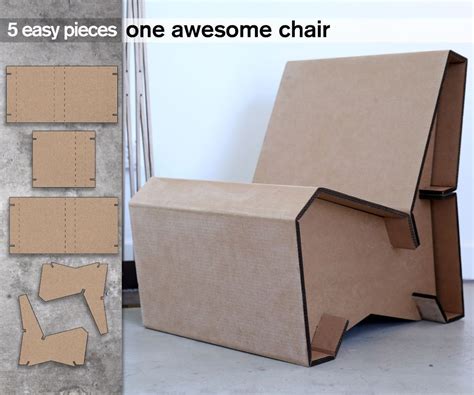 How To Make A Cardboard Chair DIGI