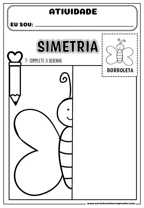 Ideias De Simetria Atividades De Simetria Educa O Infantil