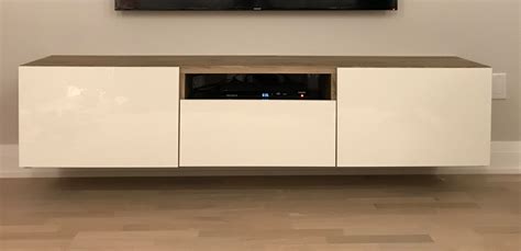 Mounting Ikea Besta Tv Bench To Wall Ikeahacks