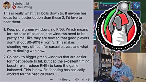 Mike Wang Addresses The Status Of Shooting In Nba 2k25 Right Now Pure