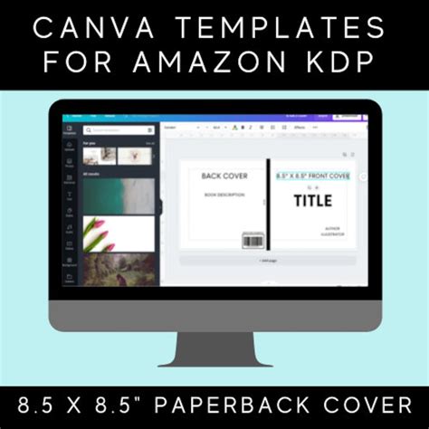 8 5 X 8 5 Canva Template For KDP Paperback Book Etsy UK