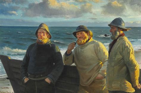 Ancher Michael Peter Fisherman Anders Velle And His Wife Ane On Skagen