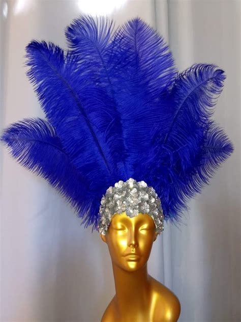 Made In Usa Carnival Feathers Long On New Crown Etsy