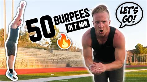 Minute Follow Along Burpee Workout Beginner To Advanced