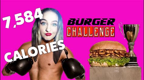 MASSIVE BURGER CHALLENGE - YouTube