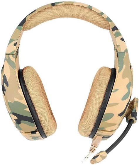 Onikuma K B Pro Camo Gaming Headset Surround Sound Noise