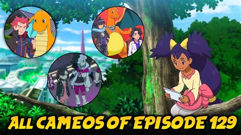 All Cameos Of Episode 129 Pokemon Journeys Episode 129 Pokemon