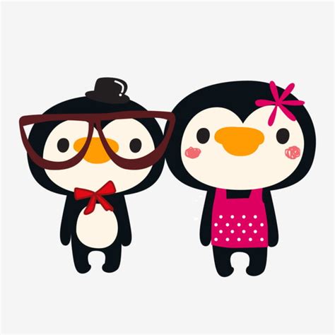 Penguin Couple Clipart Transparent PNG Hd, Penguin Penguin Couple ...