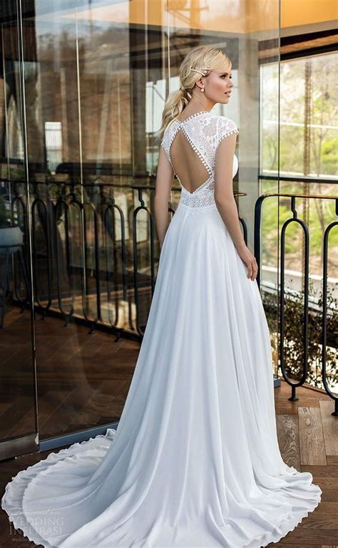 Charming Keyhole Back Wedding Dresses Weddingomania