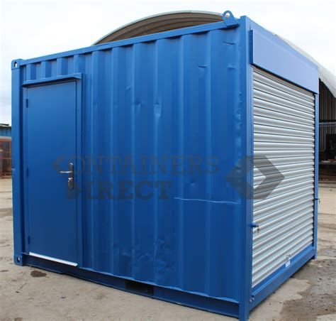 Shipping Container Conversions Ft Storage Box Roller Shutter And