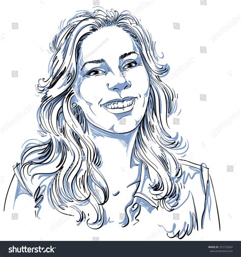 Graphic Vector Handdrawn Illustration White Skin Stock Vector Royalty Free 372722824