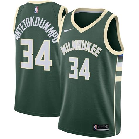 Men S Milwaukee Bucks Giannis Antetokounmpo Nike Green Swingman Jersey