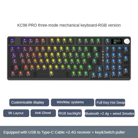 Mathew Tech Kc Pro Usb Hot Swappable Rgb Gaming Keyboard Kit