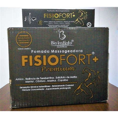 Pomada Massageadora Fisiofort Premium G U Bio Instinto Shopee Brasil