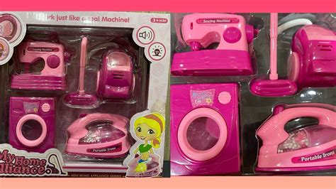 9 Minutes Satisfying Pink Mini Home Appliances Unboxing And Review