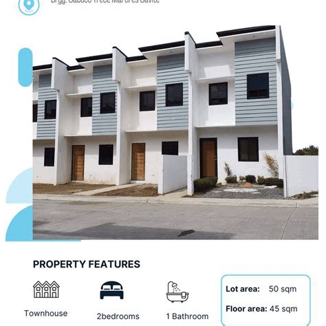 Affordable 2 Bedroom Townhouse For Sale In Trece Martires Cavite House