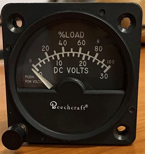 Q7 Dc Volt Loadmeter Indicator 101 384106 9 Md106 9 Mid Continent Instr Co Aviation