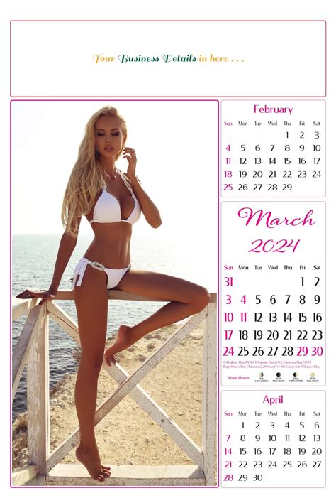 Corporate Bikini Babes Calendar Promo Ad