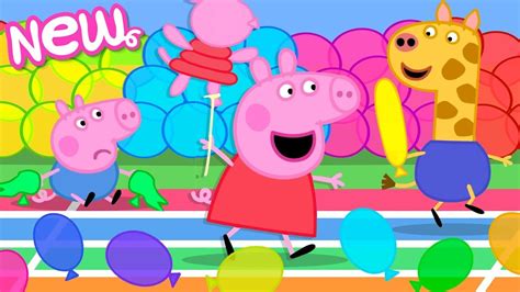 Peppa Pig Tales The Big Balloon Garden Race BRAND NEW Peppa Pig