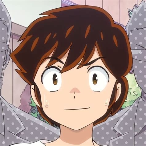 An Anime Character With Brown Hair And Big Eyes