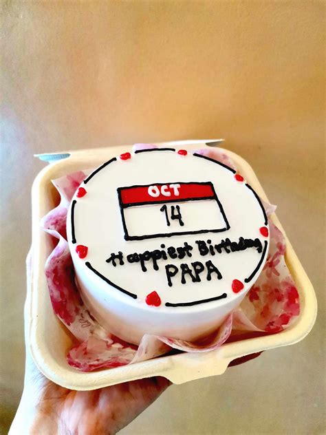 Custom Soft Icing Cake Happiest Birthday Papa X Inches Pipie Co