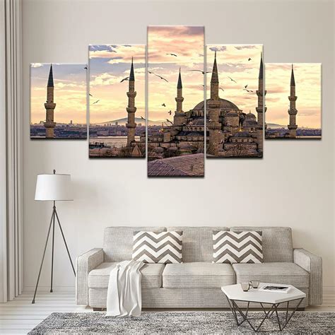 Sultan Ahmed Mosque Piece Canvas Art Wall Decor Ca Go Canvas