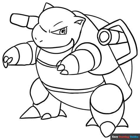 Blastoise Pokemon 009 Pokemon Coloring Pages Pokemon Coloring Porn