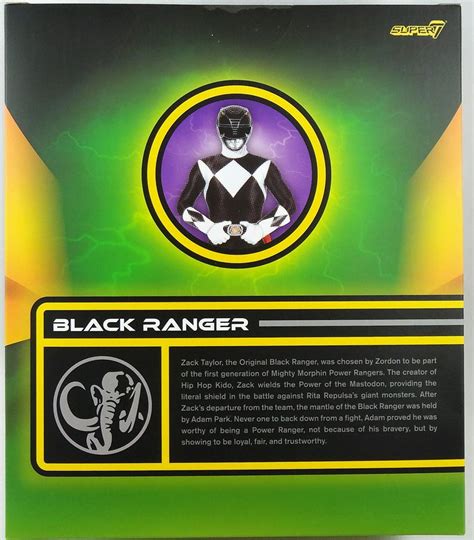 Mighty Morphin Power Rangers Figurine Ultimates Super Black Ranger