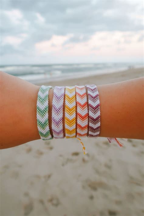 Available In My Etsy This Simple Chevron Friendship Bracelet With