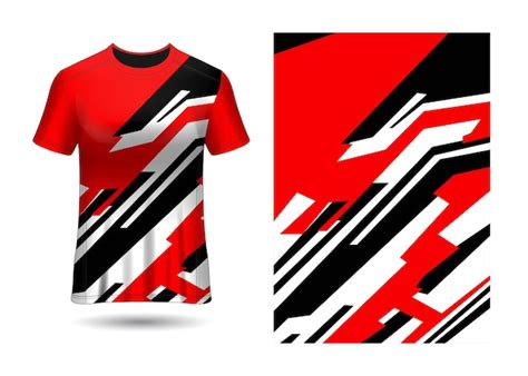 Fundo Abstrato Para Vetor De Camisa Esportiva Vetor Premium