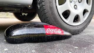 Crushing Crunchy Soft Things By Car Experiment Car Vs Coca Cola In