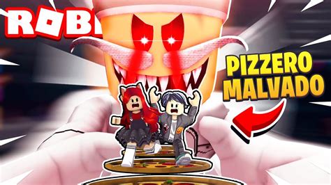 Escapamos De La Pizzeria Embrujada En Roblox Youtube