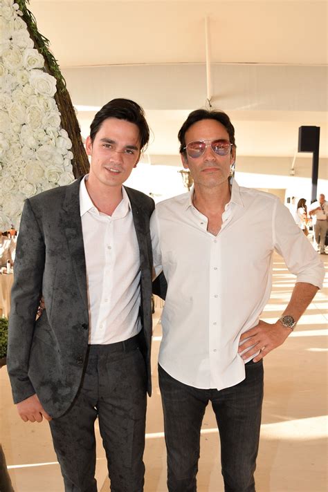 Photo Exclusif Anthony Delon et son frère Alain Fabien Delon