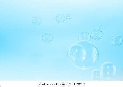 Blue Soap Bubbles Background Stock Photo 753112042 | Shutterstock