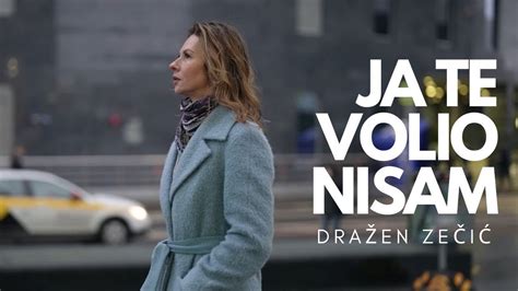 Ja te volio nisam Dražen Zečić lyrics video YouTube