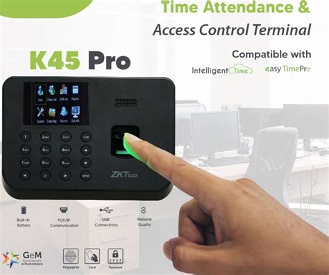 ZKTeco K45 Pro Time Attendance Access Control Terminal Attendance