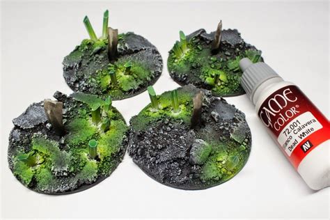 How To Necron Bases With Crystals From Paint Forge Forum