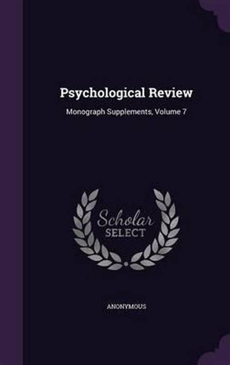 Psychological Review 9781342749512 Anonymous Boeken