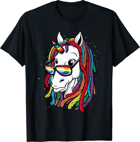Lgbt Gay Pride Regenbogen Flagge Rainbow Einhorn Lgbtq T Shirt Amazon De Bekleidung