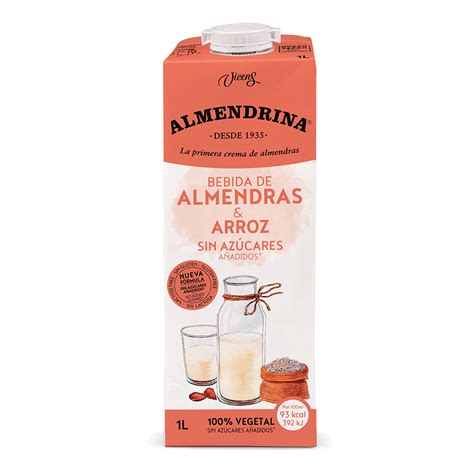 Bebida De Almendras Y Arroz Sin Az Cares A Adidos Almendrina