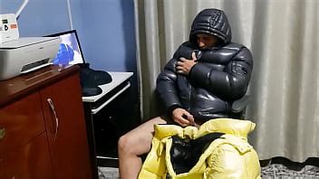 Cum Shiny Down Puffy Jacket Xvideos
